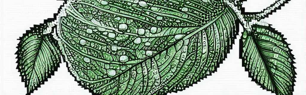 Pixel art of a green weed leaf with, beautiful detailed, intricate, insanely detailed., generated with DiffusionBee